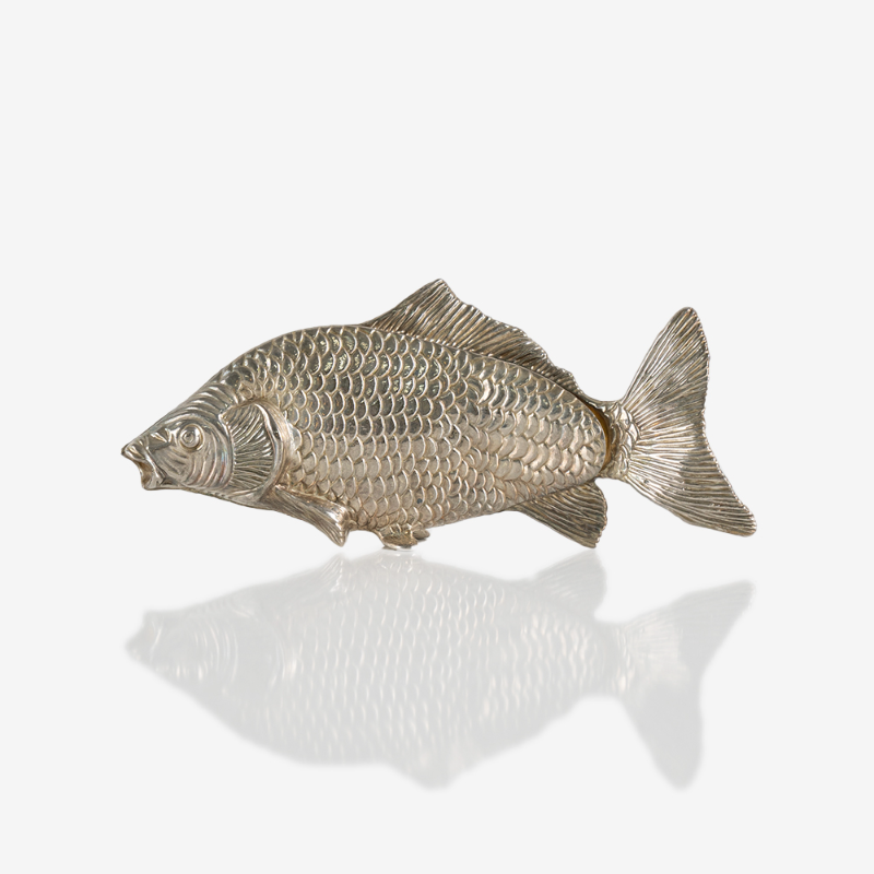 Silver Plated Fish Napkin Holder