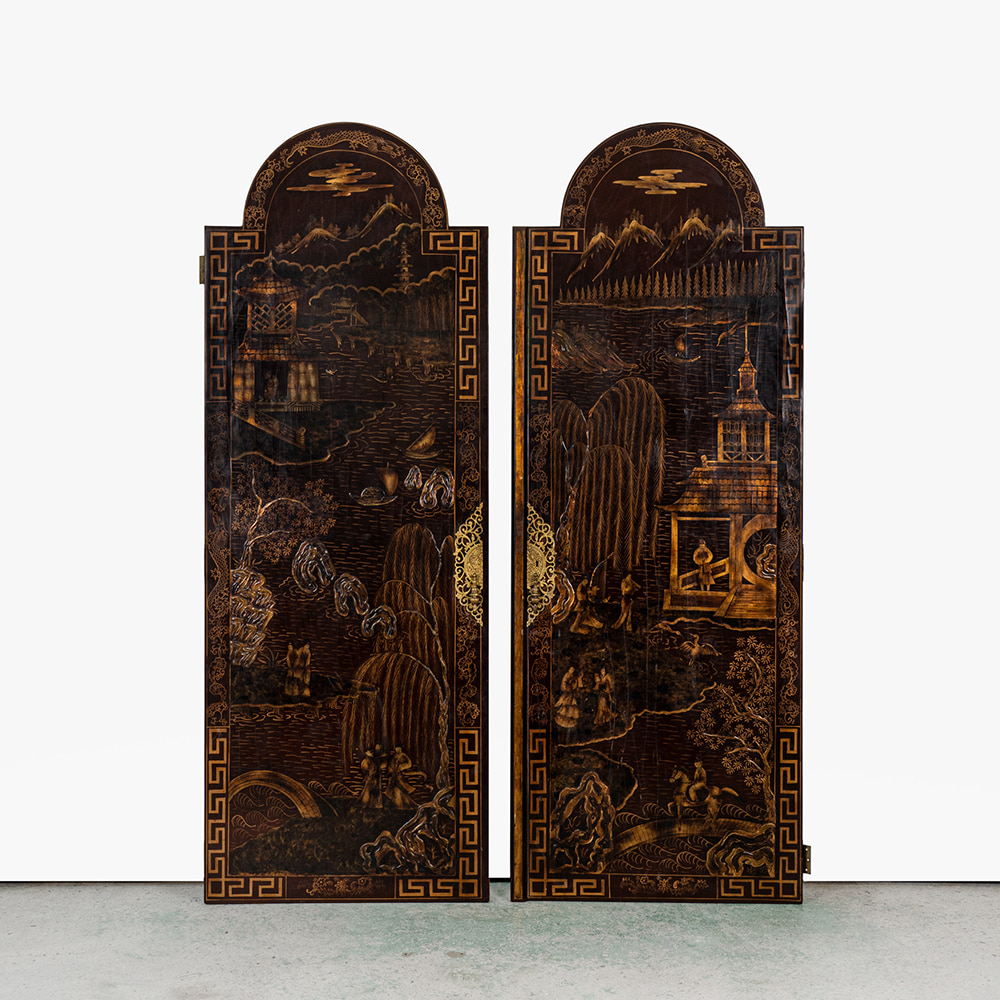 (Set of 2) Vintage Chinese Door